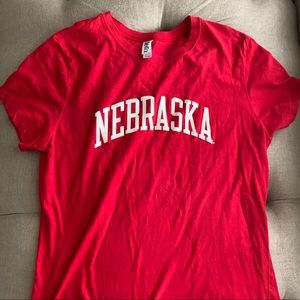Nebraska women’s shirt size large EUC